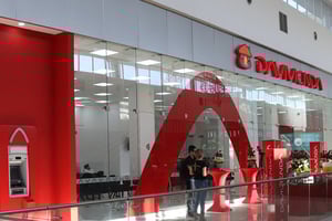 Fachada de la empresa Davivienda Honduras