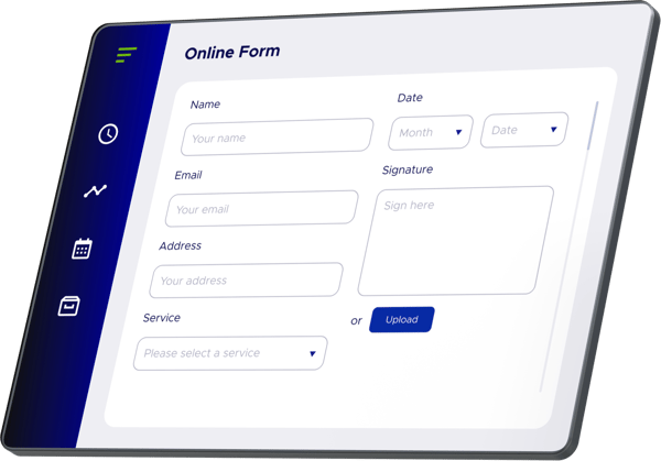 Solution screen ACF Technologies online form