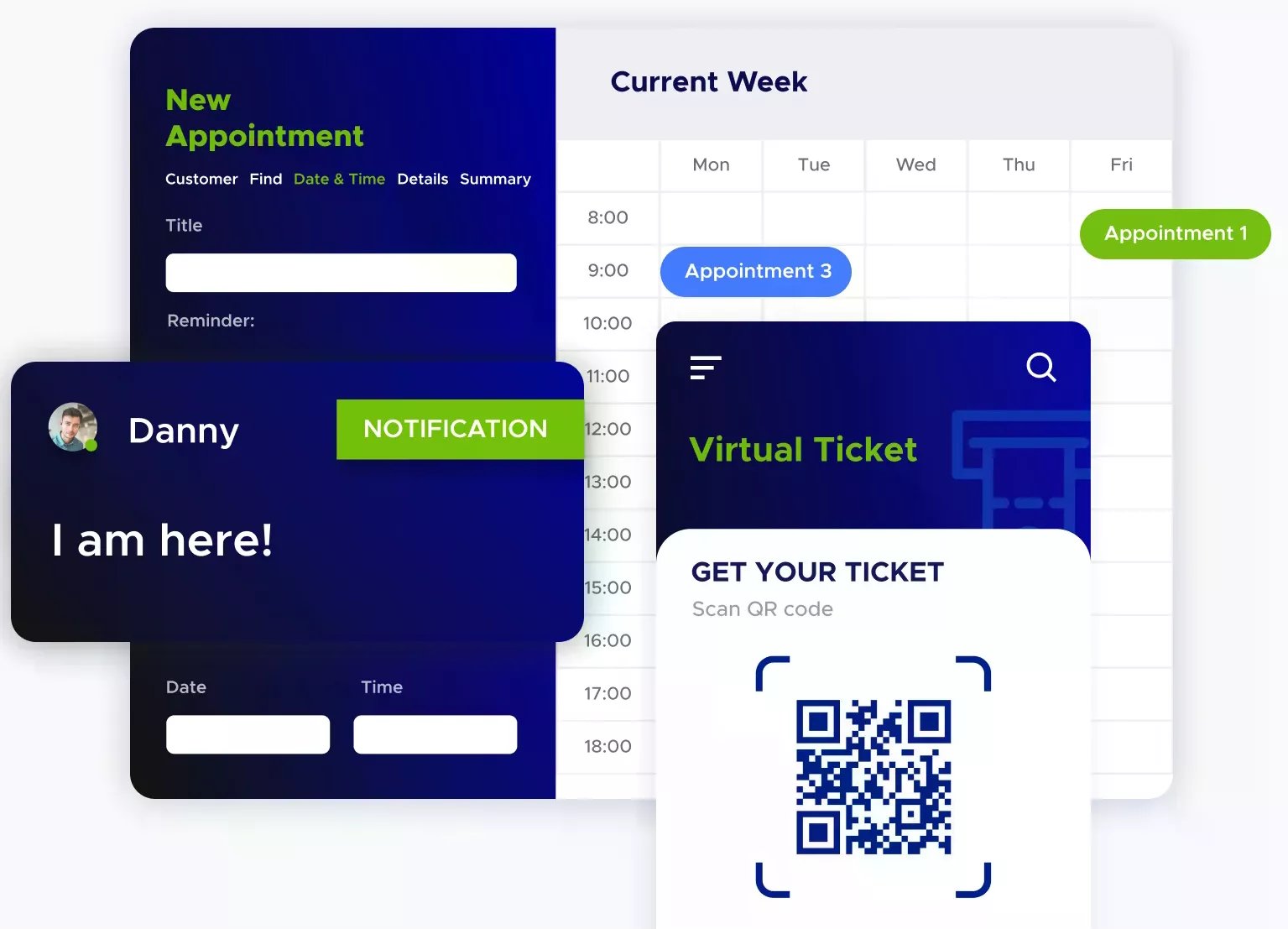 ACF Technologies Virtual Ticket Solution Screen